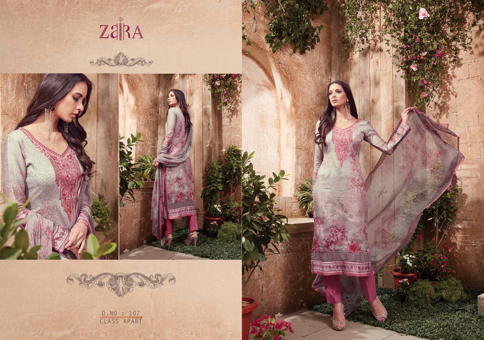 Aaria By Vivek Creation 101 To 112 Series Indian Ethnic Stylish Designer Digital Printed And Embroidered Casual Wear Lawn Satin Dresses At Wholesale Price