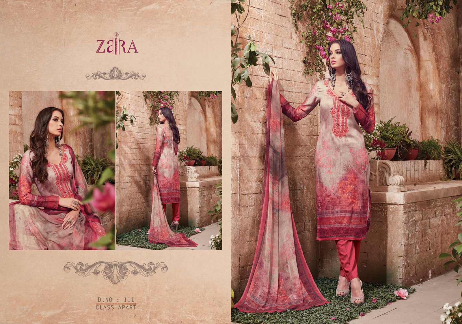 Aaria By Vivek Creation 101 To 112 Series Indian Ethnic Stylish Designer Digital Printed And Embroidered Casual Wear Lawn Satin Dresses At Wholesale Price