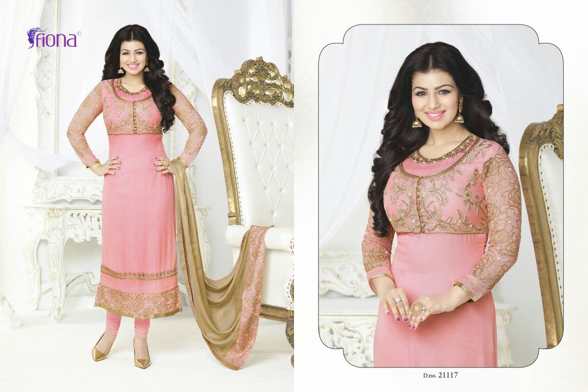 Aayesha Takia Vol-8 By Fiona 21111 To 21122 Series Bollywood Beautiful Stylish Designer Embroidered Party Wear Georgette Dresses At Wholesale Price