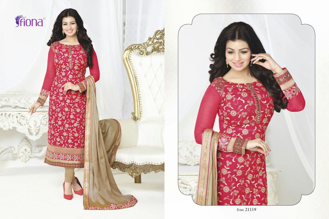 Aayesha Takia Vol-8 By Fiona 21111 To 21122 Series Bollywood Beautiful Stylish Designer Embroidered Party Wear Georgette Dresses At Wholesale Price