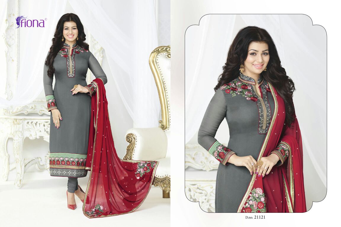 Aayesha Takia Vol-8 By Fiona 21111 To 21122 Series Bollywood Beautiful Stylish Designer Embroidered Party Wear Georgette Dresses At Wholesale Price