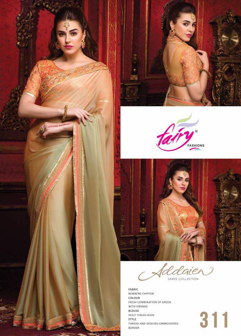 Addaien Hit Designs By Fairy Fashions Indian Traditional Beautiful Embroidered Stylish Colorful Fancy Party Wear Occasional Wear Traditional Wear Sarees At Wholesale Price