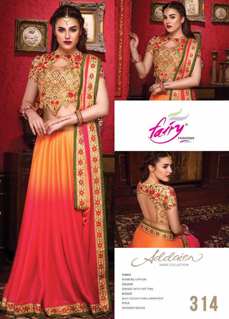 Addaien Hit Designs By Fairy Fashions Indian Traditional Beautiful Embroidered Stylish Colorful Fancy Party Wear Occasional Wear Traditional Wear Sarees At Wholesale Price