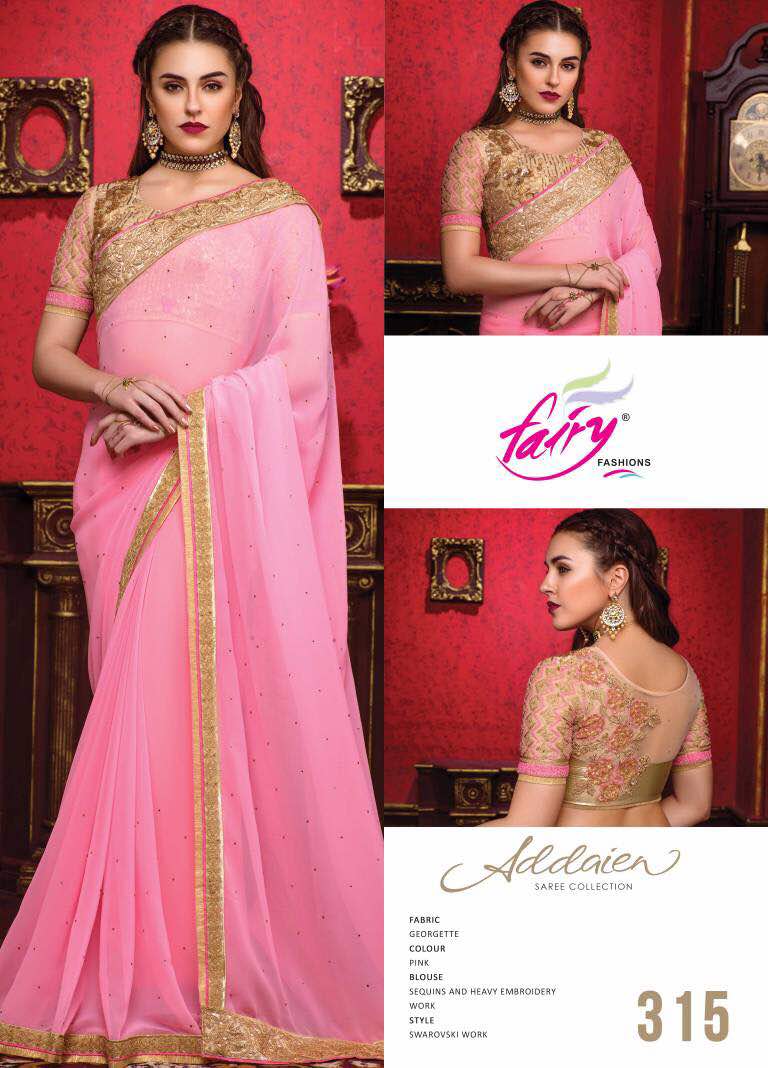 Addaien Hit Designs By Fairy Fashions Indian Traditional Beautiful Embroidered Stylish Colorful Fancy Party Wear Occasional Wear Traditional Wear Sarees At Wholesale Price