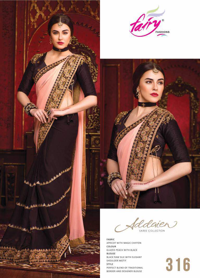 Addaien Hit Designs By Fairy Fashions Indian Traditional Beautiful Embroidered Stylish Colorful Fancy Party Wear Occasional Wear Traditional Wear Sarees At Wholesale Price