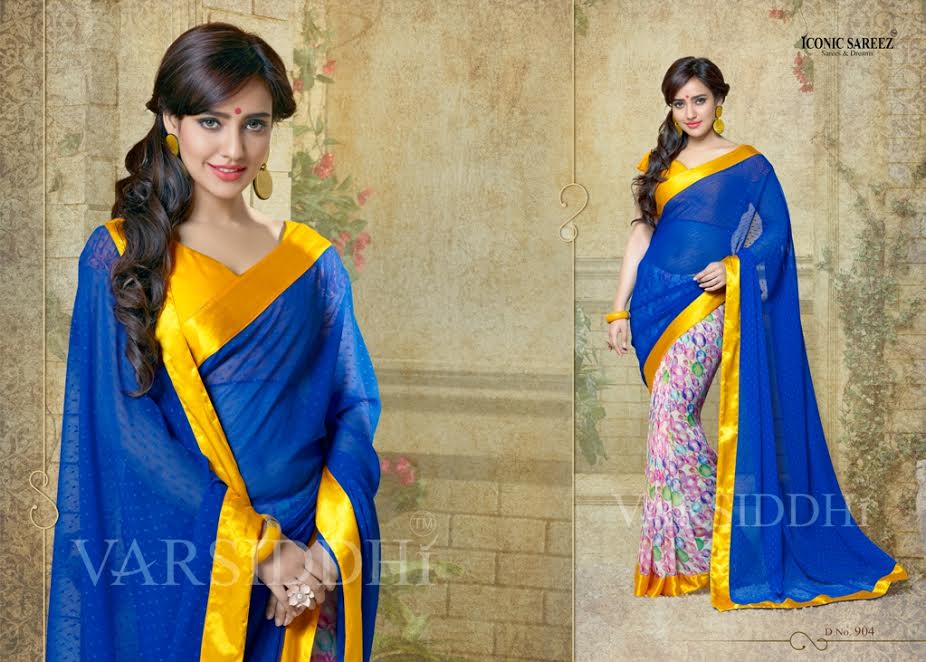 All Time Hit-2 By Varsiddhi Fashions Indian Traditional Beautiful Colorful Party Wear Occasional Wear Casual Wear Georgette Saree At Wholesale Price