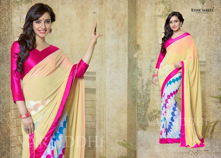 All Time Hit-2 By Varsiddhi Fashions Indian Traditional Beautiful Colorful Party Wear Occasional Wear Casual Wear Georgette Saree At Wholesale Price