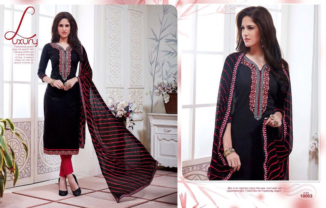 Anardana Vol-2 By Kalasth Lifestyle 10051 To 10060 Series Indian Beautiful Colorful Designer Embroidered Casual Wear And Occasional Wear Cambric Cotton Jacquard Dresses At Wholesale Price