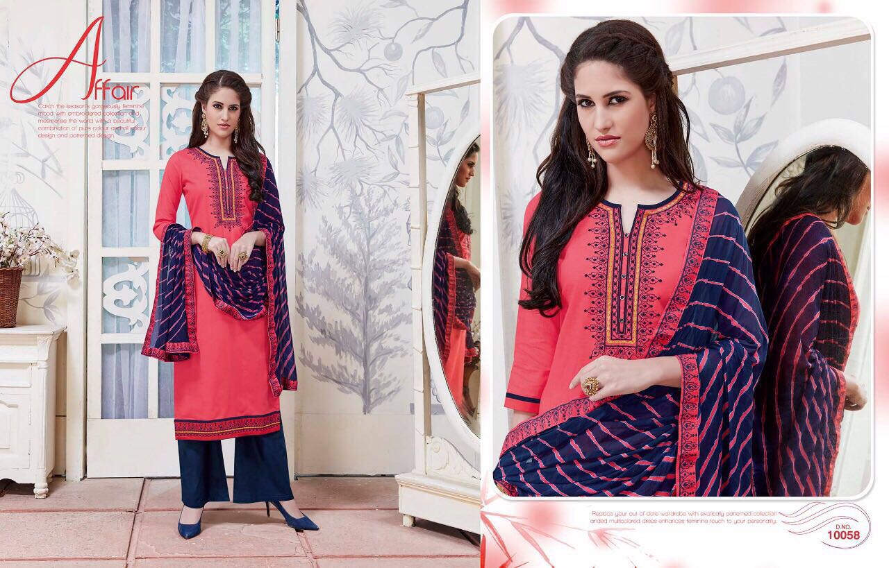 Anardana Vol-2 By Kalasth Lifestyle 10051 To 10060 Series Indian Beautiful Colorful Designer Embroidered Casual Wear And Occasional Wear Cambric Cotton Jacquard Dresses At Wholesale Price