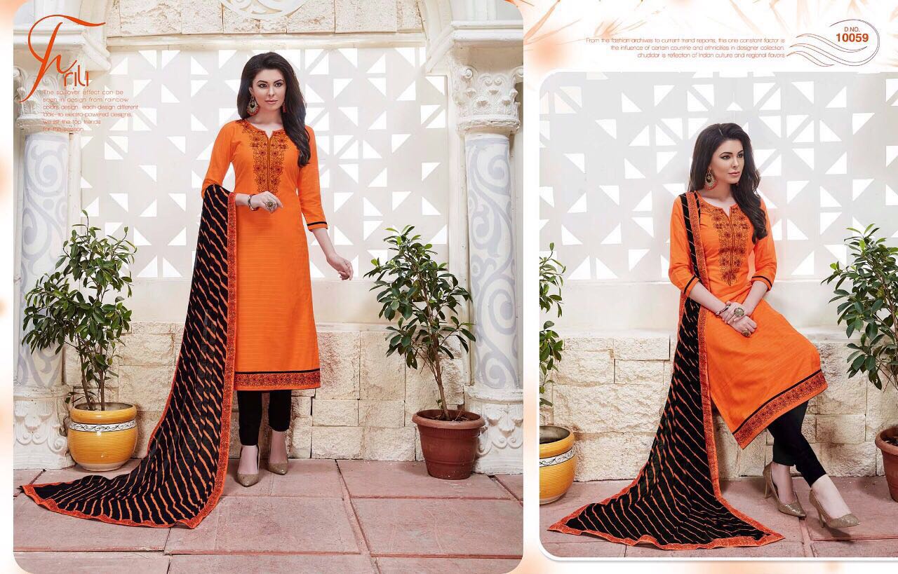 Anardana Vol-2 By Kalasth Lifestyle 10051 To 10060 Series Indian Beautiful Colorful Designer Embroidered Casual Wear And Occasional Wear Cambric Cotton Jacquard Dresses At Wholesale Price