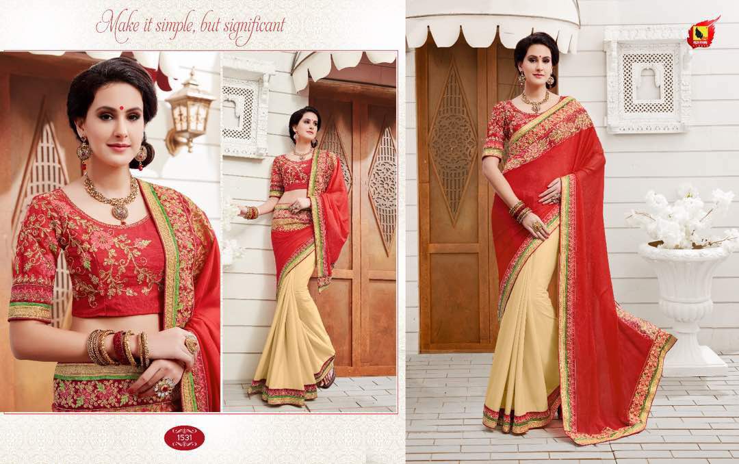 Ashika 1521 Series By Ashika Sarees Indian Traditional Beautiful Stylish Colorful Fancy Pretty Party Wear Occasional Wear Casual Wear Georgette Sarees At Wholesale Price