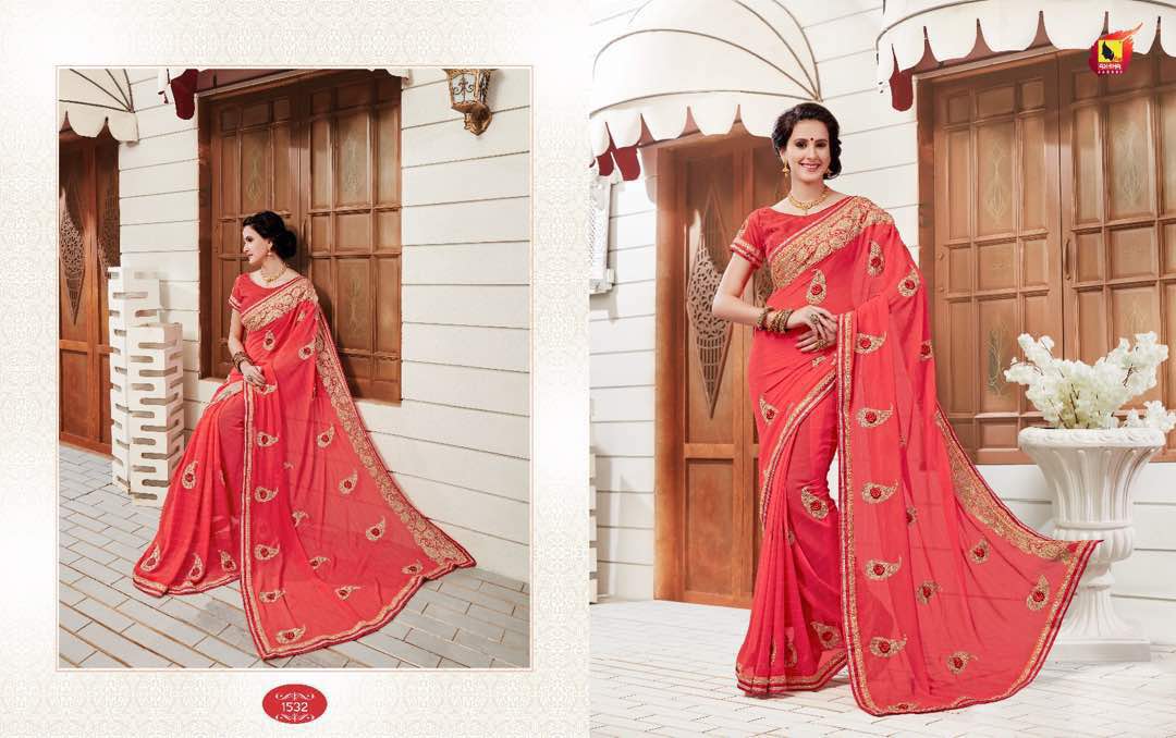 Ashika 1521 Series By Ashika Sarees Indian Traditional Beautiful Stylish Colorful Fancy Pretty Party Wear Occasional Wear Casual Wear Georgette Sarees At Wholesale Price