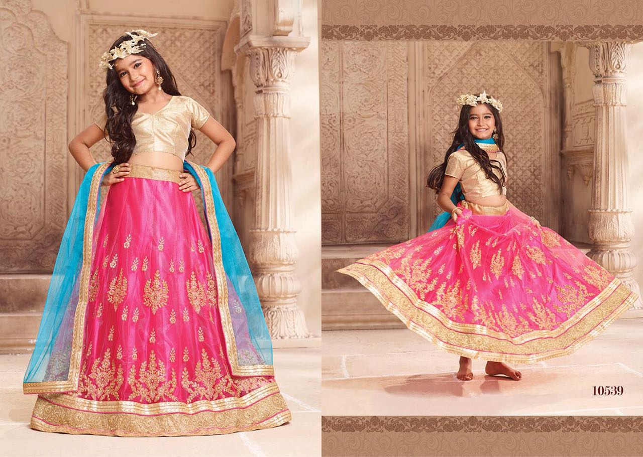 Barbie By Riddhoo Fashion 10531 To 10542 Series Beautiful Colorful Fancy Party Wear & Occasional Wear Georgette Lehengas At Wholesale Price