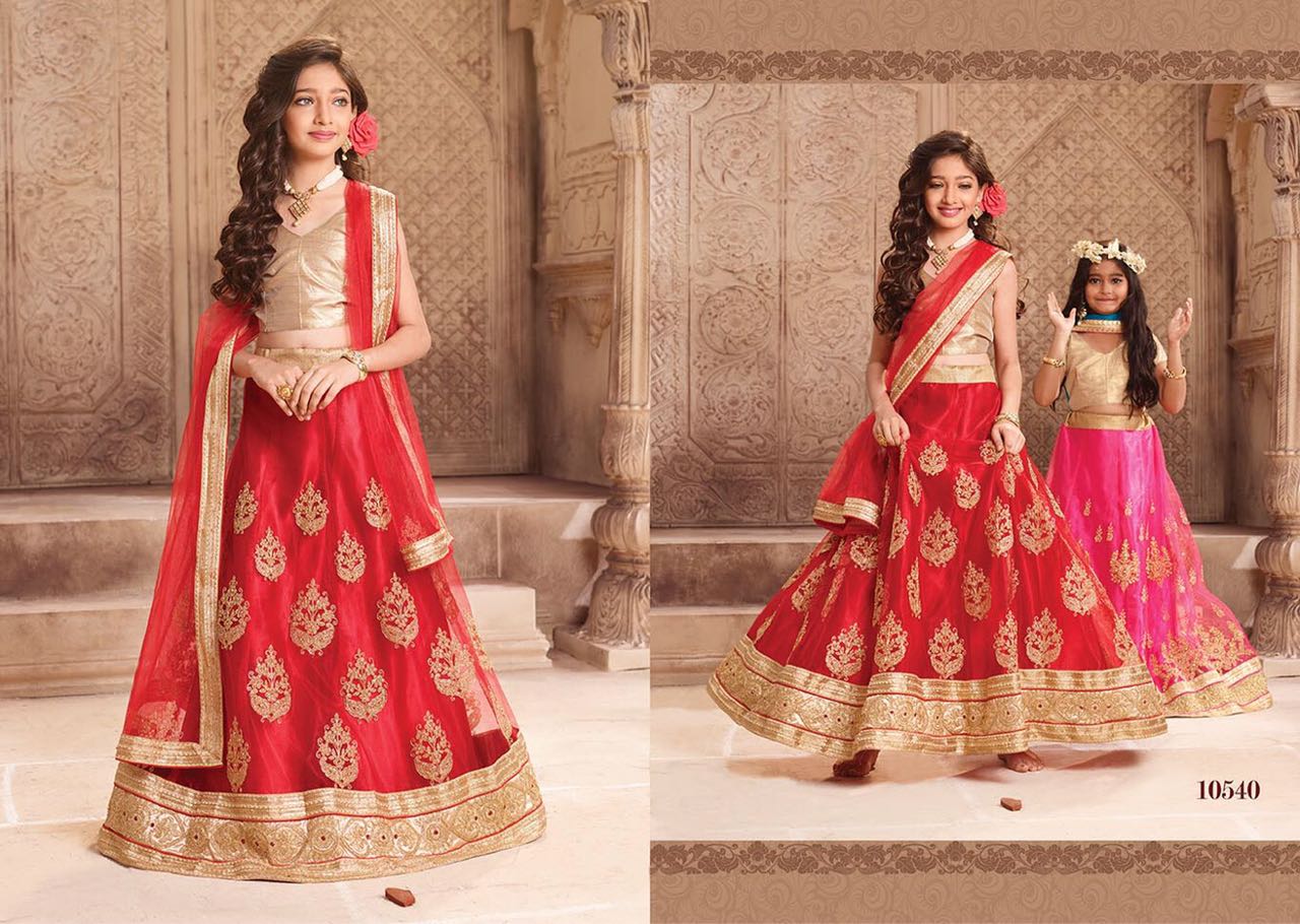 Barbie By Riddhoo Fashion 10531 To 10542 Series Beautiful Colorful Fancy Party Wear & Occasional Wear Georgette Lehengas At Wholesale Price