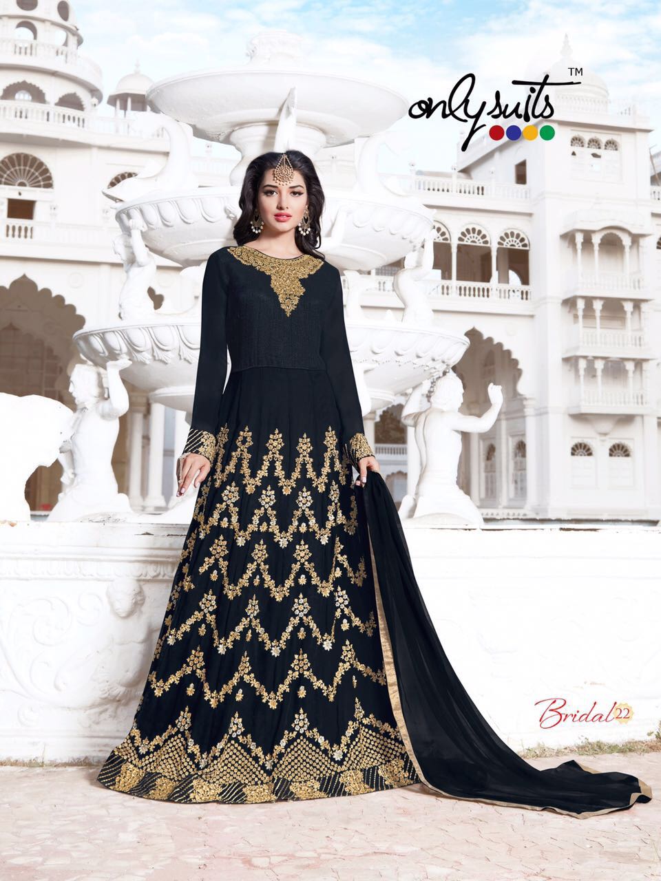 Bridal Vol-4 By Only Trendz 22 To 29 Series Beautiful Indian Designer Suits Ethnic Wear Stylish Colorful Embroidered Party Wear & Occasional Wear Georgette Dresses At Wholesale Price
