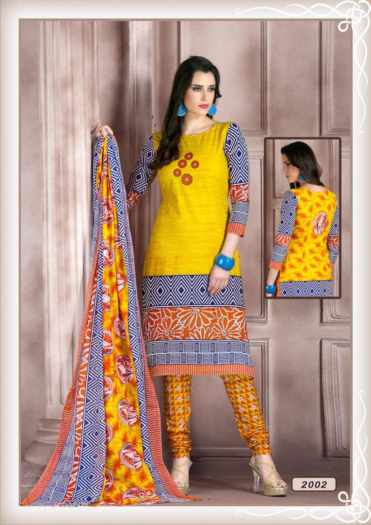 Bulbul 2001 To 2012 Series By Meenaxi Beautiful Colourful Stylish Fancy Pretty Party Wear Casual Wear Occasional Wear Printed Unstitch Cotton Dresses At Wholesale Price