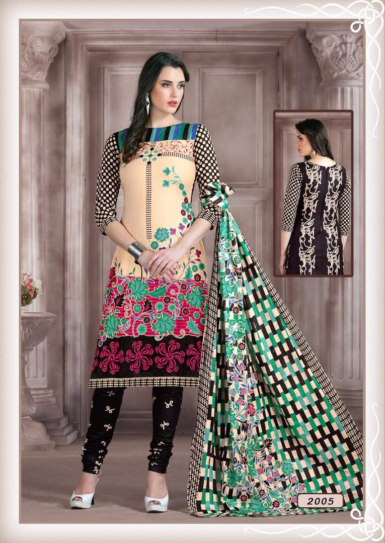 Bulbul 2001 To 2012 Series By Meenaxi Beautiful Colourful Stylish Fancy Pretty Party Wear Casual Wear Occasional Wear Printed Unstitch Cotton Dresses At Wholesale Price