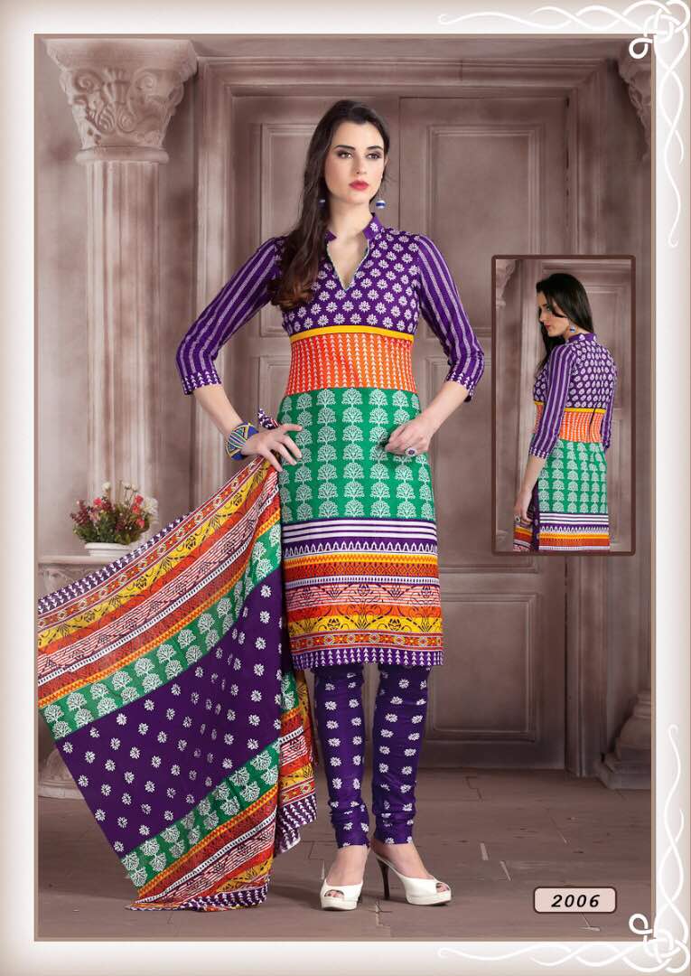 Bulbul 2001 To 2012 Series By Meenaxi Beautiful Colourful Stylish Fancy Pretty Party Wear Casual Wear Occasional Wear Printed Unstitch Cotton Dresses At Wholesale Price