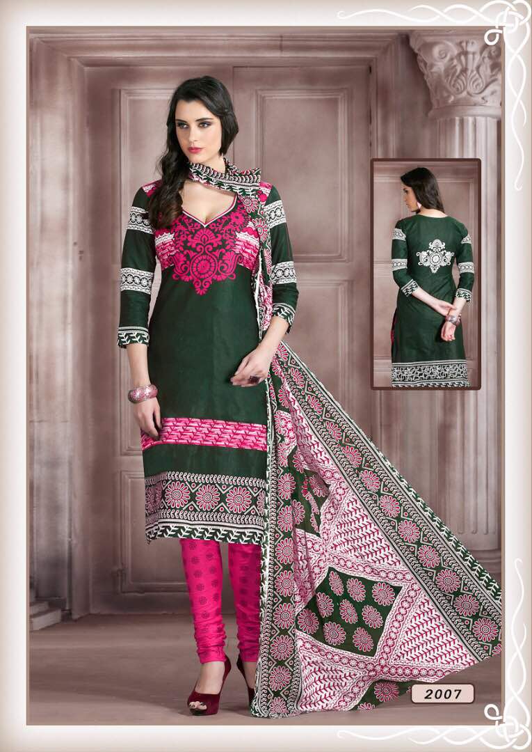 Bulbul 2001 To 2012 Series By Meenaxi Beautiful Colourful Stylish Fancy Pretty Party Wear Casual Wear Occasional Wear Printed Unstitch Cotton Dresses At Wholesale Price