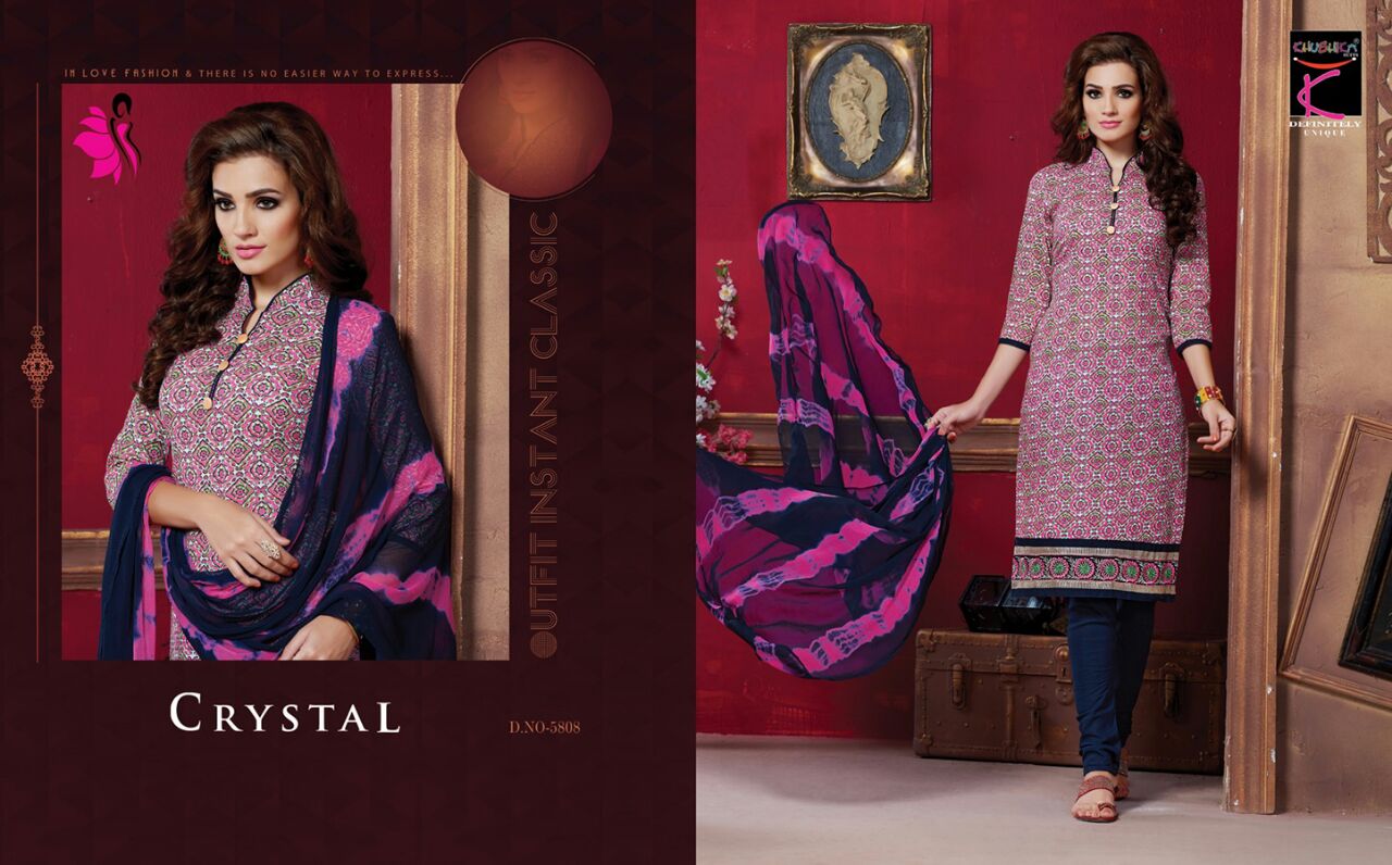 Crystal By Khushika 5801 To 5811 Series Beautiful Stylish Designer Printed Casual Wear Ethnic Wear Cotton Dresses At Wholesale Price