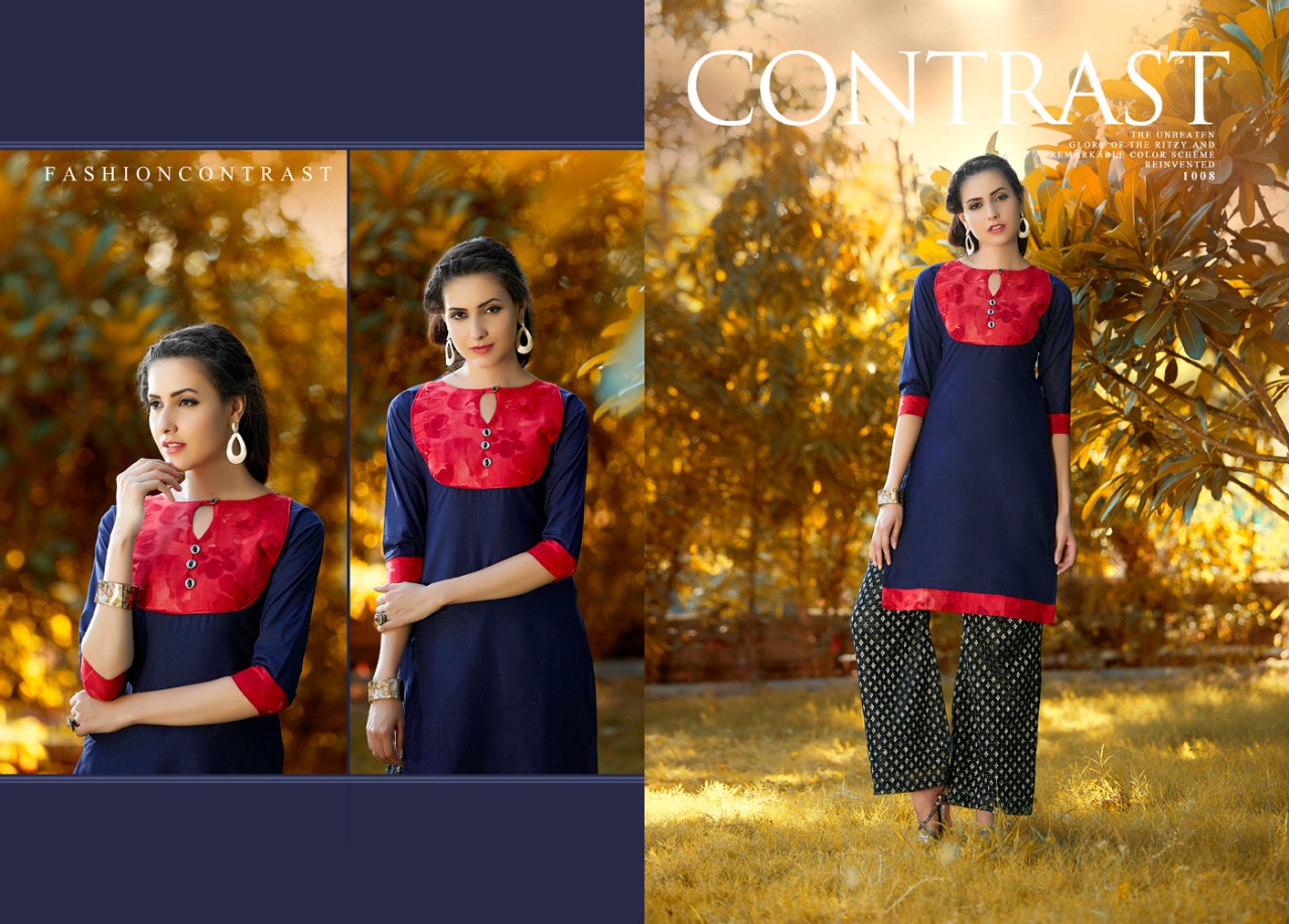 Crystal By Sweety Fashion 1001 To 1012 Series Stylish Beautiful Designer Colorful Casual Wear & Ready To Wear Cambric Cotton Kurtis At Wholesale Price