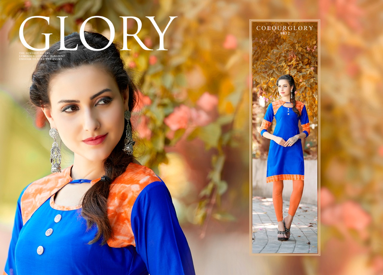 Crystal By Sweety Fashion 1001 To 1012 Series Stylish Beautiful Designer Colorful Casual Wear & Ready To Wear Cambric Cotton Kurtis At Wholesale Price