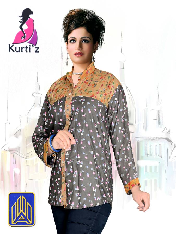 Cute Lady-1 01 To 04 Series By Kurti Z Beautiful Coolourful Stylish Fancy Pretty Party Wear Casual Wear Occasional Wear Printed Reyon Kurti At Wholesale Price