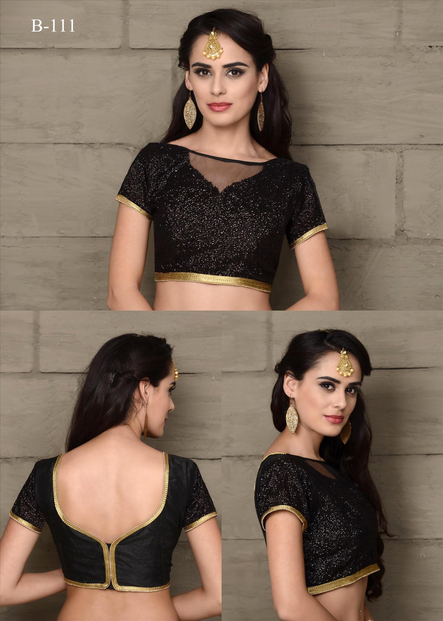 Designer Blouse Vol-1 By Varsiddhi Fashions 101 To 111 Series Beautiful Stylish Designer Embroidered Banglori Silk Blouse At Wholesale Price