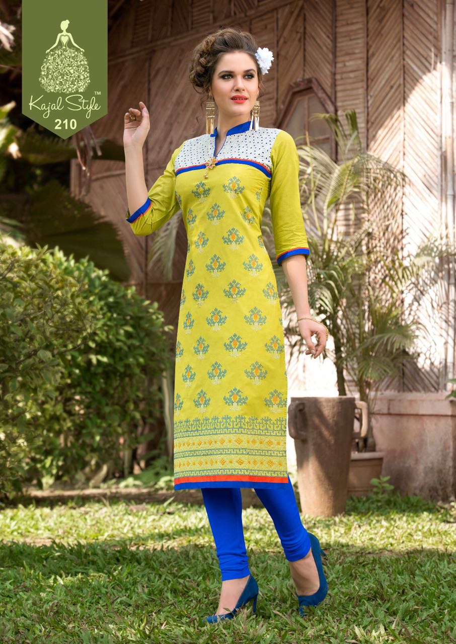 Diyaz Collection Vol-2 By Kajal Style 201 To 216 Series Western Beautiful Stylish Designer Embroidered Casual Wear Rayon Kurtis At Wholesale Price