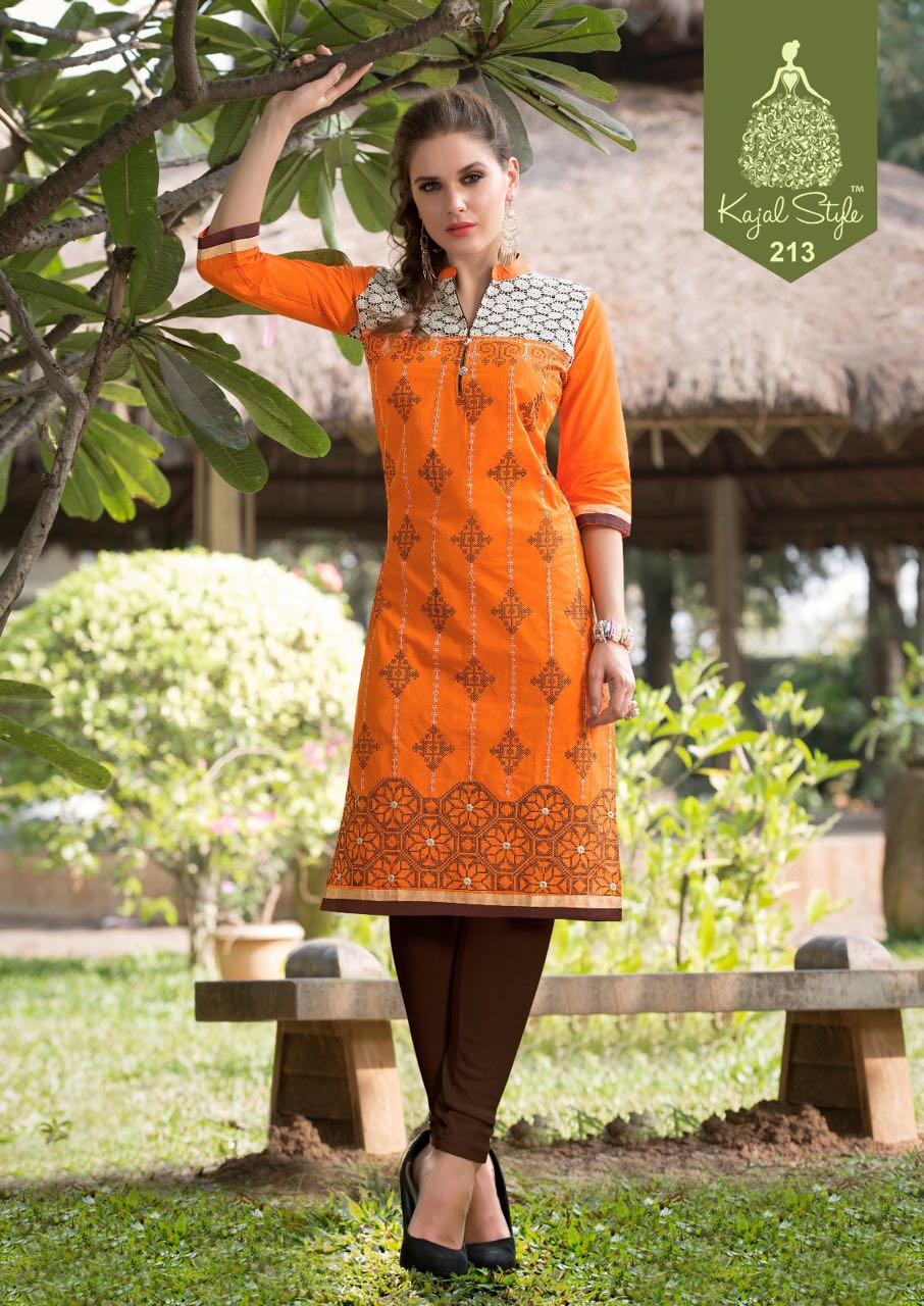 Diyaz Collection Vol-2 By Kajal Style 201 To 216 Series Western Beautiful Stylish Designer Embroidered Casual Wear Rayon Kurtis At Wholesale Price