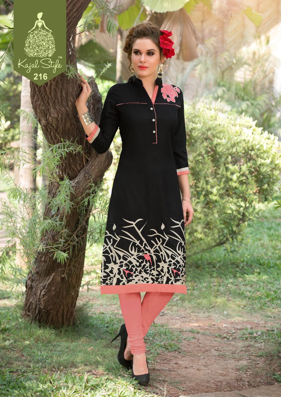 Diyaz Collection Vol-2 By Kajal Style 201 To 216 Series Western Beautiful Stylish Designer Embroidered Casual Wear Rayon Kurtis At Wholesale Price