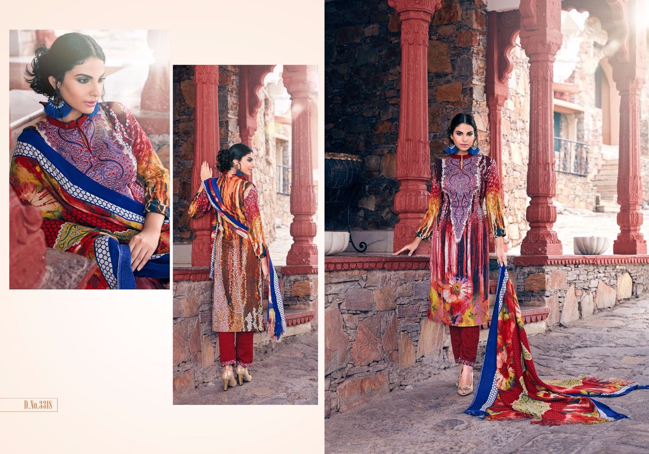 Ealina Vol-1 By Fashid Wholesale 3310 To 3319 Series Beautiful Stylish Designer Floral Digital Printed Casual Wear Winter Wear Pashmina Dresses At Wholesale Price