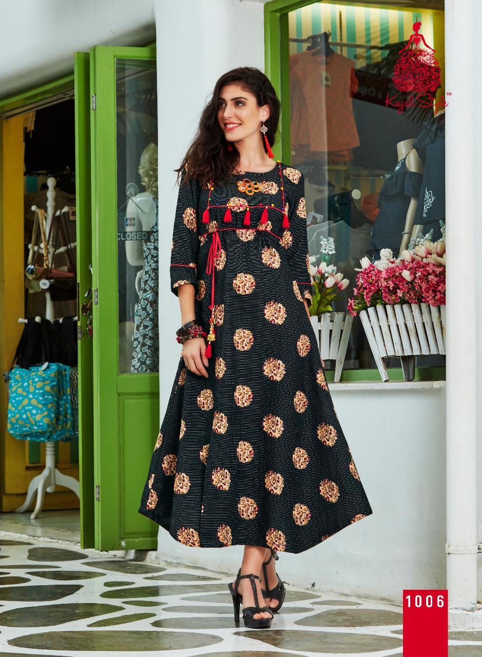 Fashion Adiba Vol-1 By Kajal Style 1001 To 1012 Series Designer Beautiful Colorful Fancy Party Wear & Ethnic Wear Lawn Doriya Cotton Kurtis At Wholesale Price