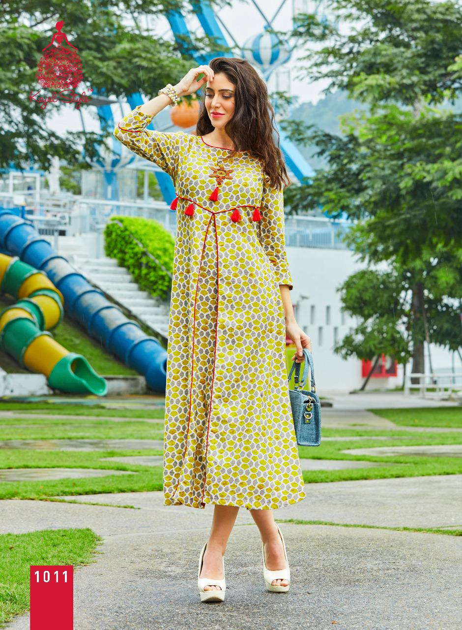 Fashion Adiba Vol-1 By Kajal Style 1001 To 1012 Series Designer Beautiful Colorful Fancy Party Wear & Ethnic Wear Lawn Doriya Cotton Kurtis At Wholesale Price