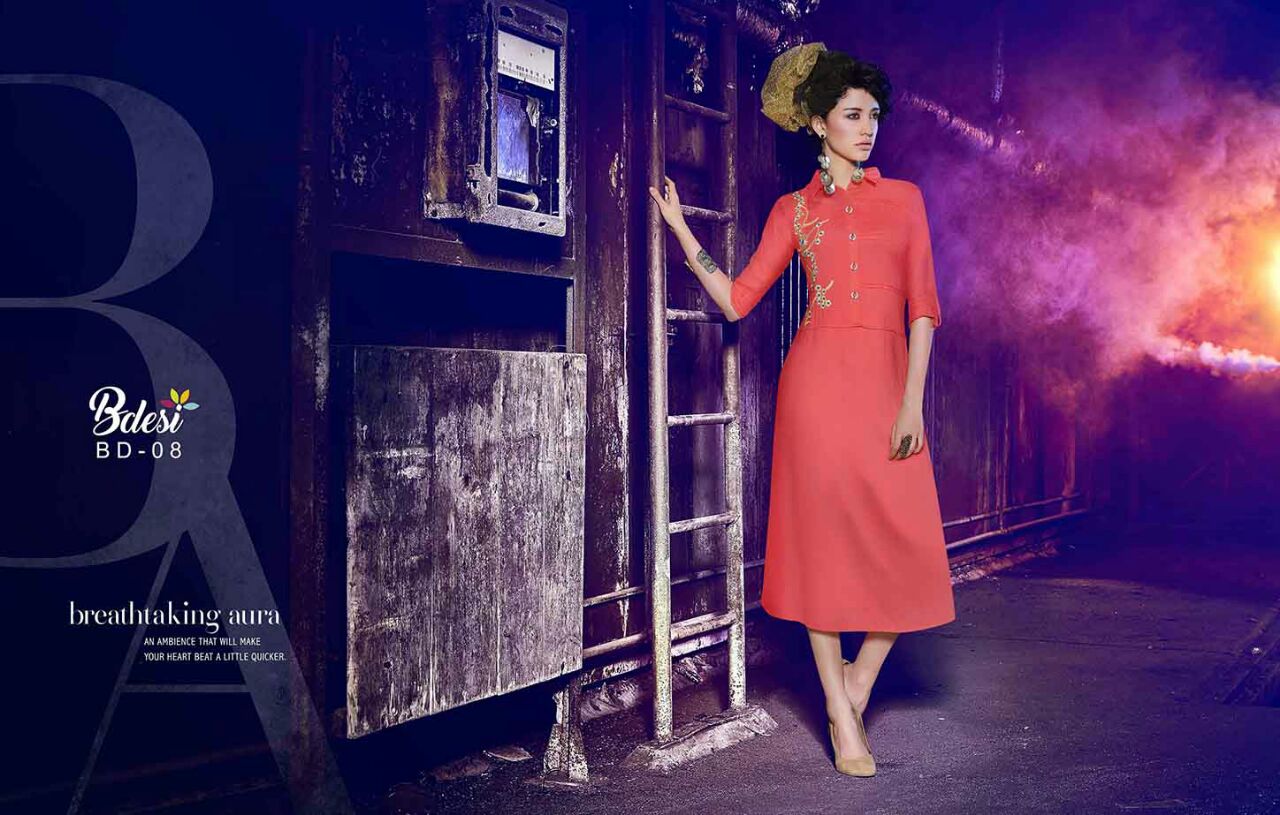 Fusion Craft By Vasanche 07 To 16 Western Beautiful Stylish Designer Embroidered Party Wear Rayon Kurtis At Wholesale Price