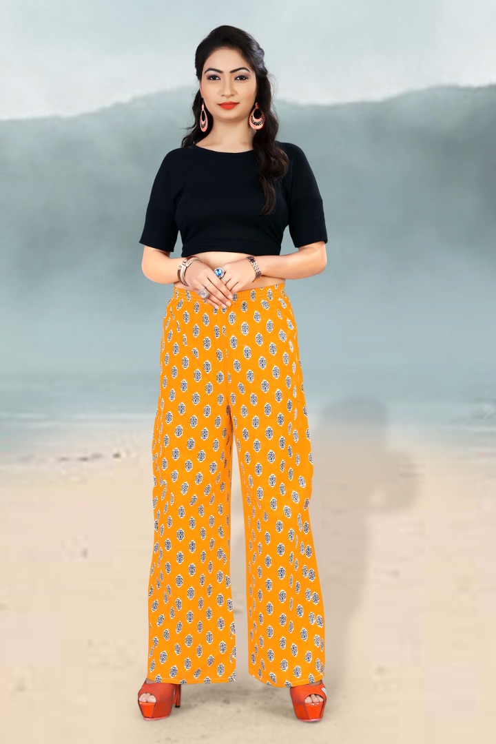 Glory Vol-1 By Peacock Trendz 01 To 12 Series Stylish Colorful Beautiful Fancy Casual Wear & Ethnic Wear Cotton Printed Palazzos At Wholesale Price