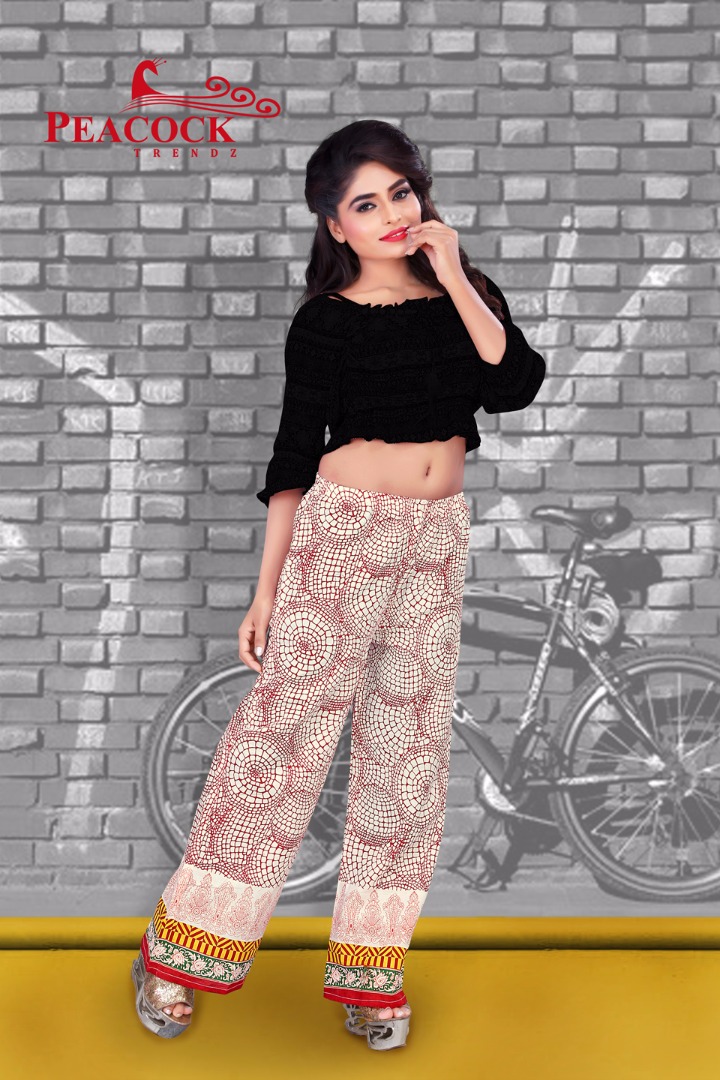 Glory Vol-1 By Peacock Trendz 01 To 12 Series Stylish Colorful Beautiful Fancy Casual Wear & Ethnic Wear Cotton Printed Palazzos At Wholesale Price