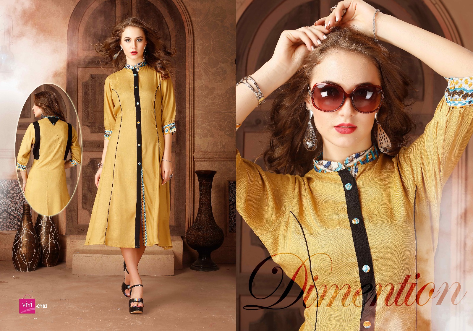 Grace By Vini 101 To 110 Series Western Beautiful Colourful Stylish Designer Printed Casual Wear Party Wear Rayon Kurtis At Wholesale Price