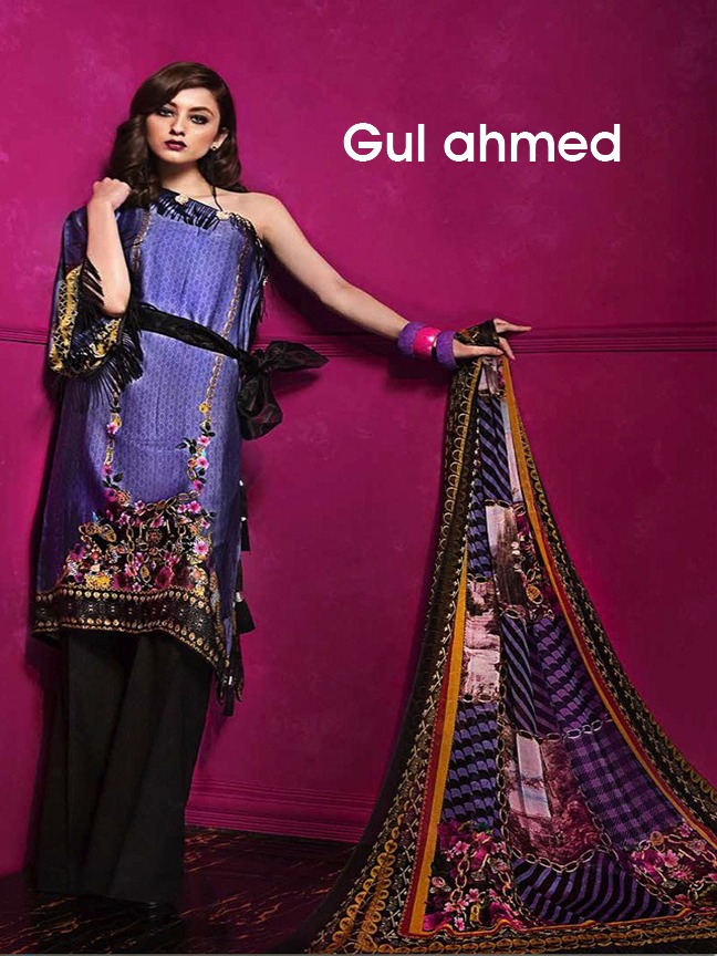 Gul Ahmed Vol-2 By Fashid Wholesale 01 To 07 Series Pakistani Designer Suits Fancy Colorful Party Wear & Occasional Wear Satin Printed Dresses At Wholesale Price