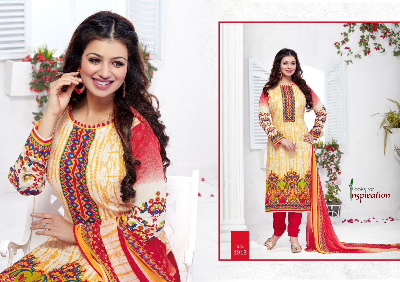 Haseen Vol 9 By M Pankaj Fashion 1913 To 1919 Series Bollywood Stylish Designer Printed Casual Wear Lawn Cotton Dresses At Wholesale Price