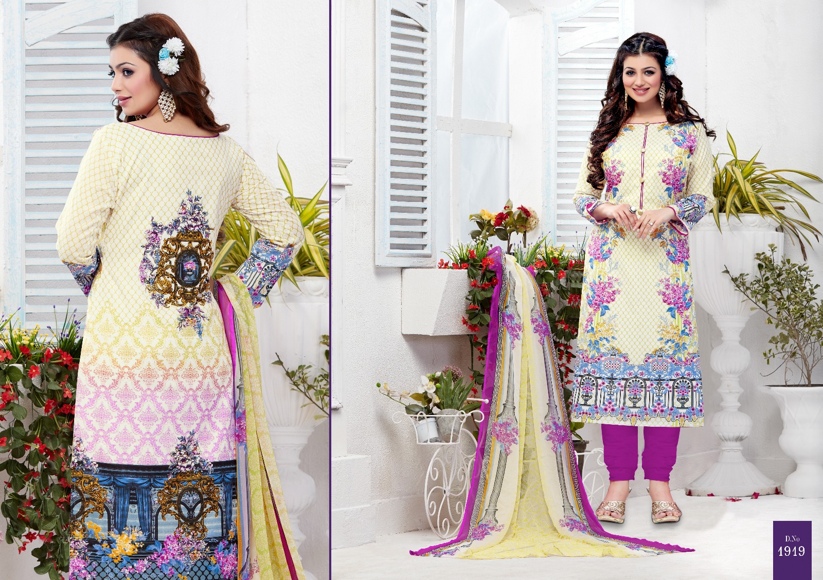Haseen Vol 9 By M Pankaj Fashion 1913 To 1919 Series Bollywood Stylish Designer Printed Casual Wear Lawn Cotton Dresses At Wholesale Price