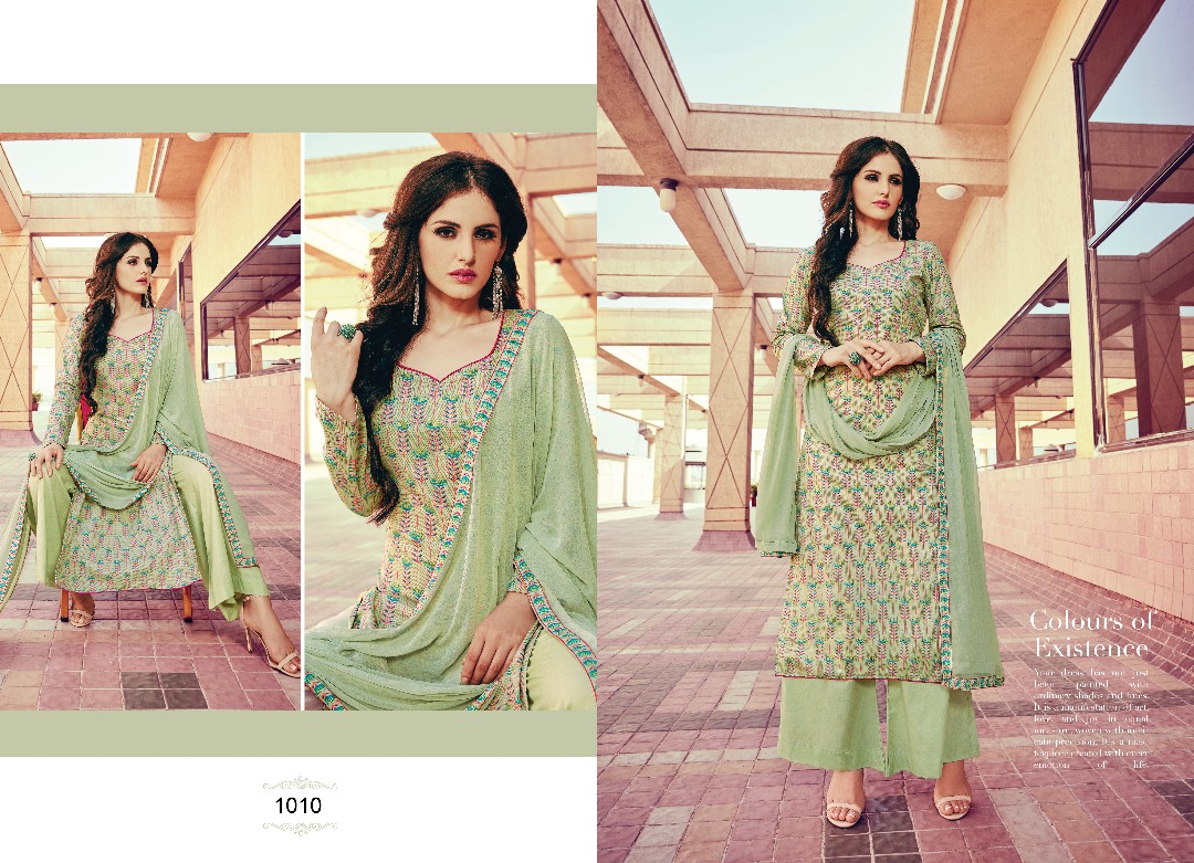 Hifsa By Shivang International 1001 To 1012 Series Beautiful Stylish Designer Party Wear Casual Wear Printed Cotton Dresses At Wholesale Price