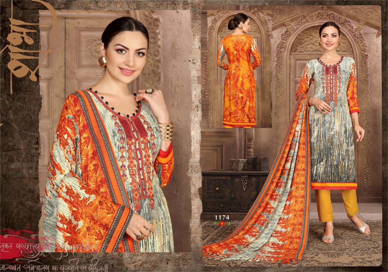 Ibadat Vol-1 By Mag 1172 To 1181 Series Beautiful Stylish Colorful Fancy Casual Wear & Occasional Wear Pure Pashmina Jacquard Printed & Embroidered Dresses At Wholesale Price