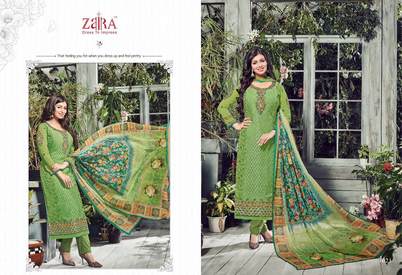 Innayat By Zaira 1017 To 1025 Series Beautiful Designer Fancy Embroidered Colorful Party Wear & Occasional Wear Georgette & Brasso Dresses At Wholesale Price