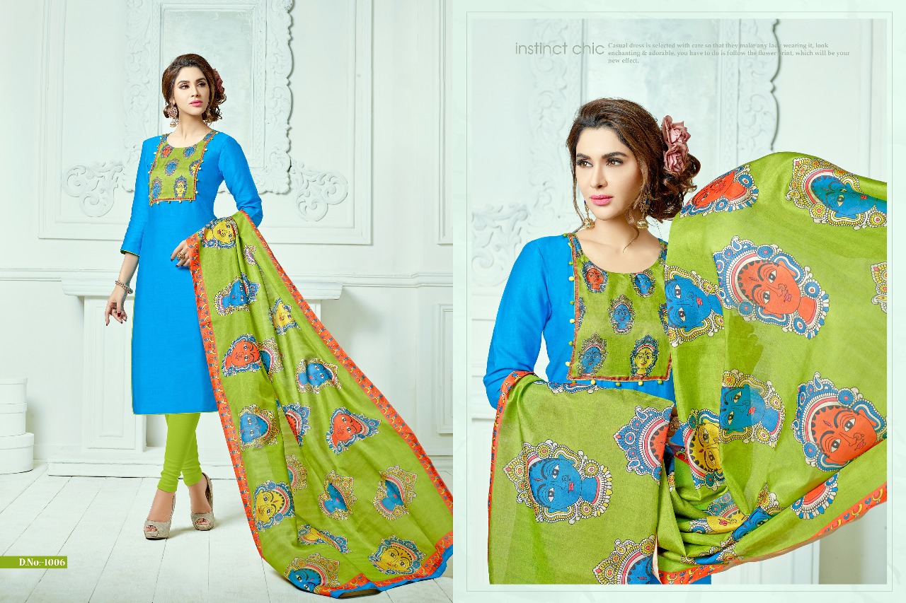 Jimikki Kammal By Amrut Varsha Creation 1001 To 1011 Series Beautiful Festival Special Colorful Fancy Ethnic Wear & Casual Wear Bombay Jacquard With Digital Print Dresses At Wholesale Price