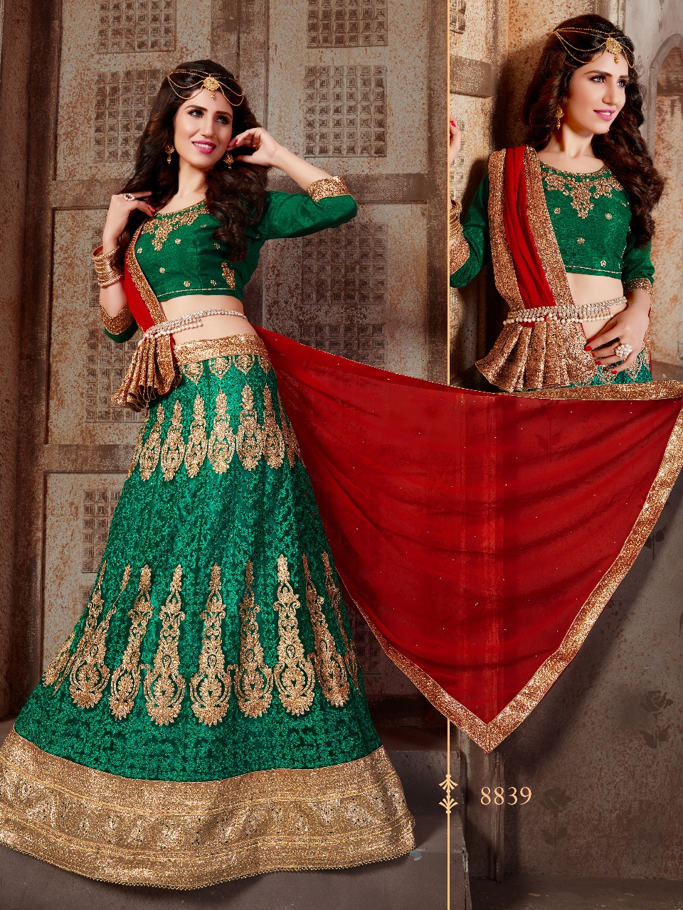 Kesar By Sanskar Style Indian Traditional Beautiful Stylish Designer Embroidered Occasional Wear Party Wear Festive Wear Net Lehengas At Wholesale Price