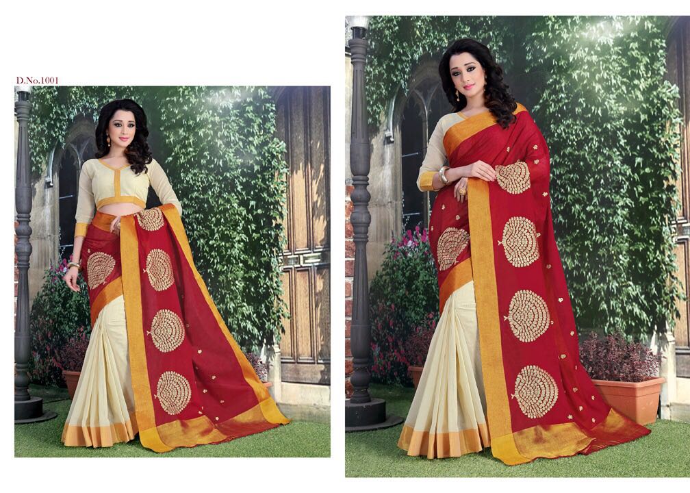 Khoobsurat By Aishwarya 1001 To 1010 Series Indian Ethnic Stylish Designer Printed Casual Wear Ethnic Wear Silk Sarees At Wholesale Price