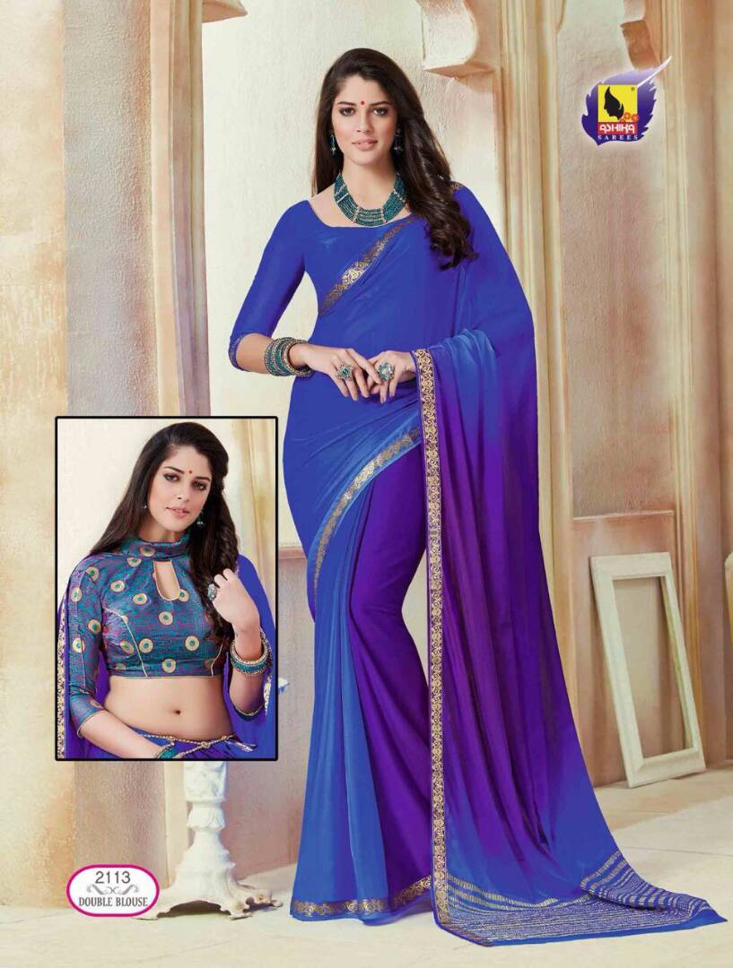 Kumkum 2111 To 2126 Series By Ashika Sarees Beautiful Colorful Stylish Fancy Pretty Party Wear Casual Wear Occasional Wear Printed Chiffon Sarees At Wholesale Price