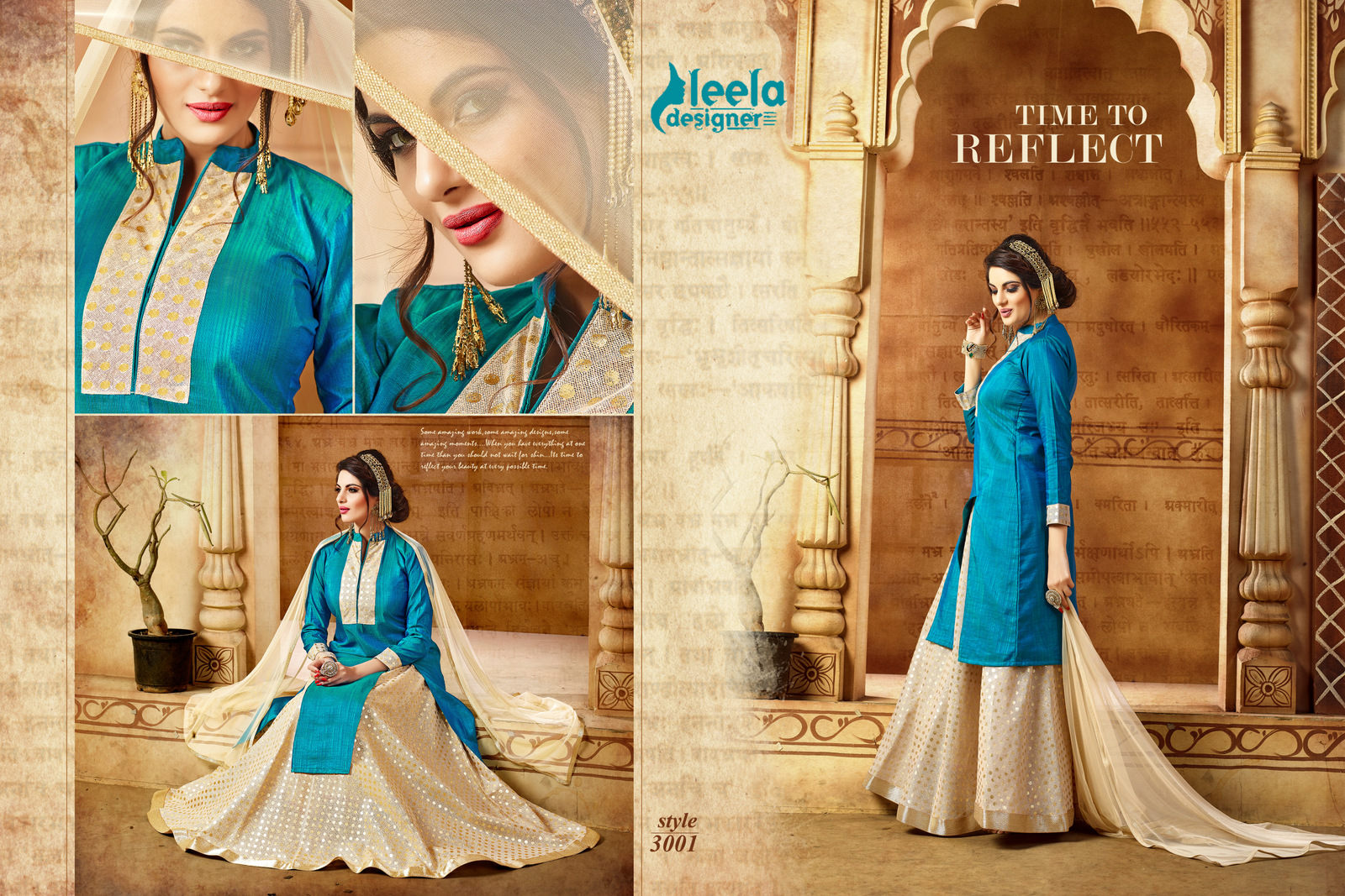 Leela Designer-3 3001 To 3004 Series By Leela Designer Beautiful Colorful Pretty Party Wear Occasional Wear Ethnic Wear Printed Silk Dresses At Wholesale Price