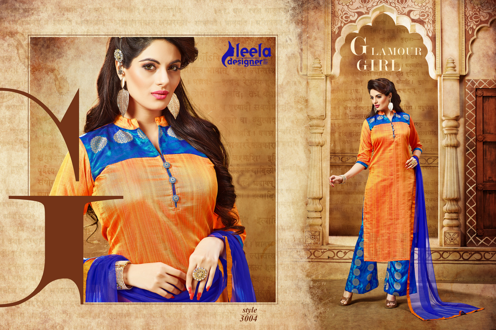 Leela Designer-3 3001 To 3004 Series By Leela Designer Beautiful Colorful Pretty Party Wear Occasional Wear Ethnic Wear Printed Silk Dresses At Wholesale Price